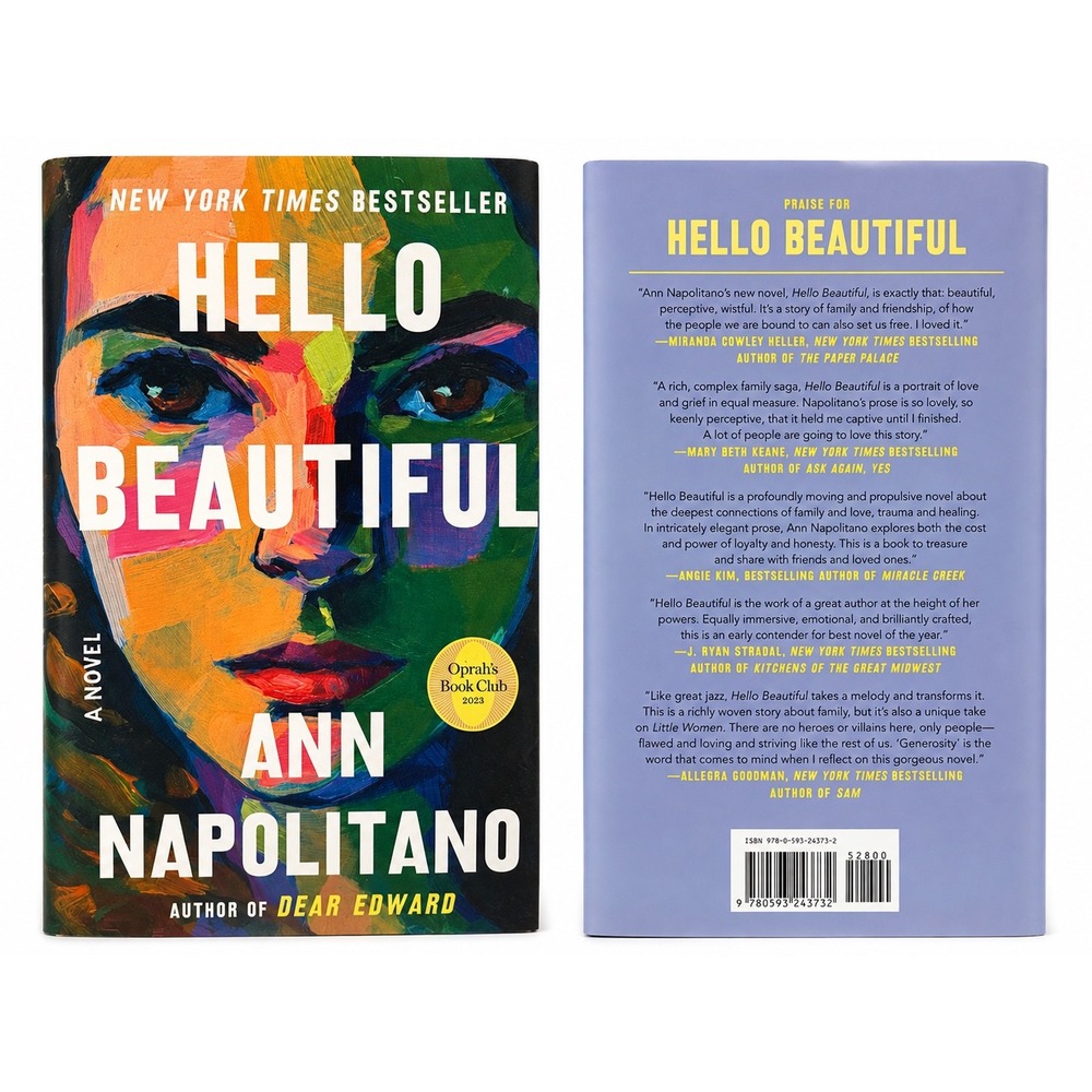 Hello Beautiful Ann Napolitano Hardcover Novel Oprah's Book Club 2023 Bestseller